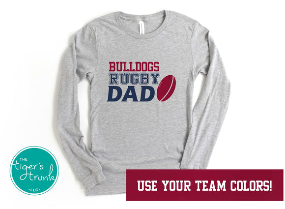 Rugby Shirt | Rugby Dad | Long-Sleeve Shirt