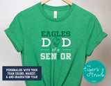 Scholars' Bowl Shirt | Scholastic Bowl Shirt | Quiz Bowl Shirt | Mascot Shirt | Dad of a Senior | Class of 2024 | Short-Sleeve Shirt