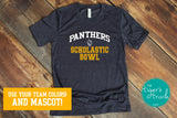 Scholastic Bowl Shirt | Mascot Shirt | Short-Sleeve Shirt