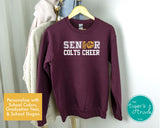 Cheer Shirt | Senior Shirt | Class of 2024 | Senior Cheerleader | Sweatshirt