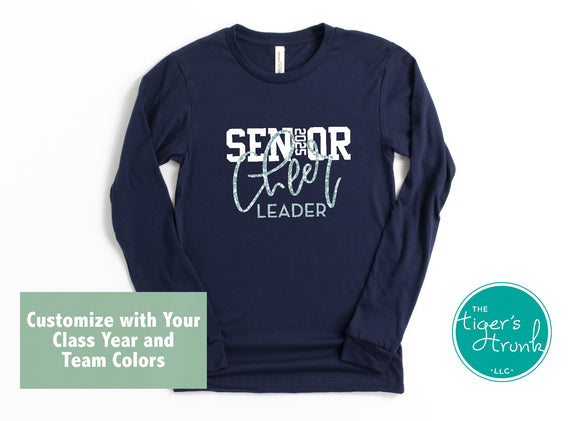 Cheerleader Shirt | Senior Shirt | Cheer Senior | Class of 2025 Shirt | Long-Sleeve Shirt