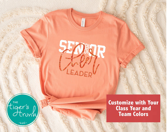 Cheerleader Shirt | Senior Shirt | Cheer Senior | Class of 2025 Shirt | Short-Sleeve Shirt