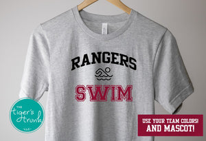 Swim Shirt | Mascot Shirt | Short-Sleeve Shirt