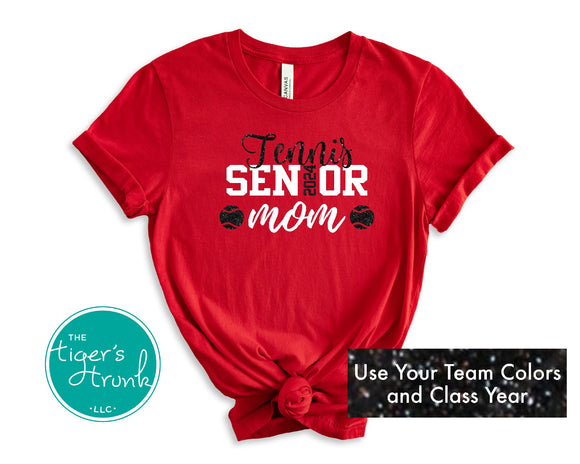 Senior Shirt | Tennis Shirt | Tennis Senior Mom | Class of 2024 | Short-Sleeve Shirt