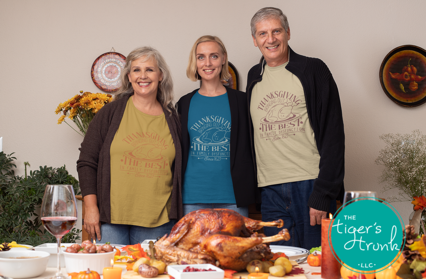 thanksgiving family dysfunction shirt, retro turkey day tee, funny thanksgiving host gift, vintage fall graphic t-shirt