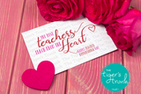Teacher Appreciation Week Card | The Best Teachers Teach from the Heart | Instant Download | Printable Card