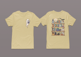 WHOLESALE and EMPLOYEES | The Burrow Bookstore | Spooky Ghost Book Collection | Short-Sleeve T-Shirt | Leeds, AL