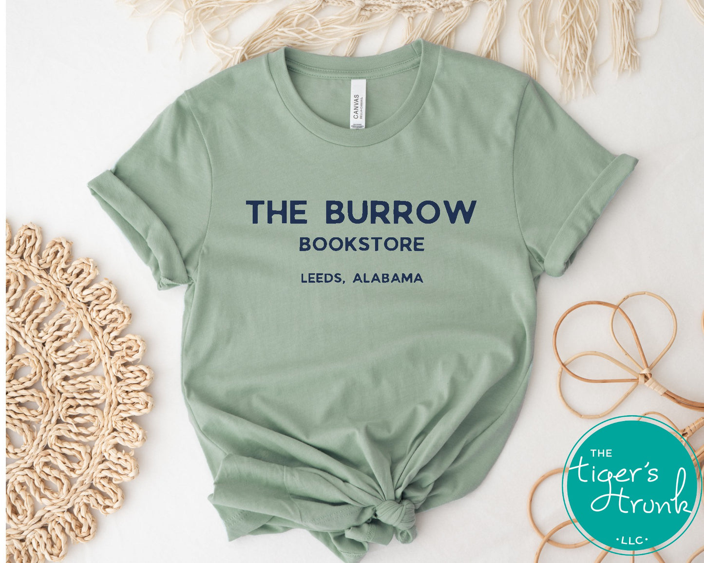 WHOLESALE and EMPLOYEES | The Burrow Bookstore | Short-Sleeve T-Shirt | Leeds, AL