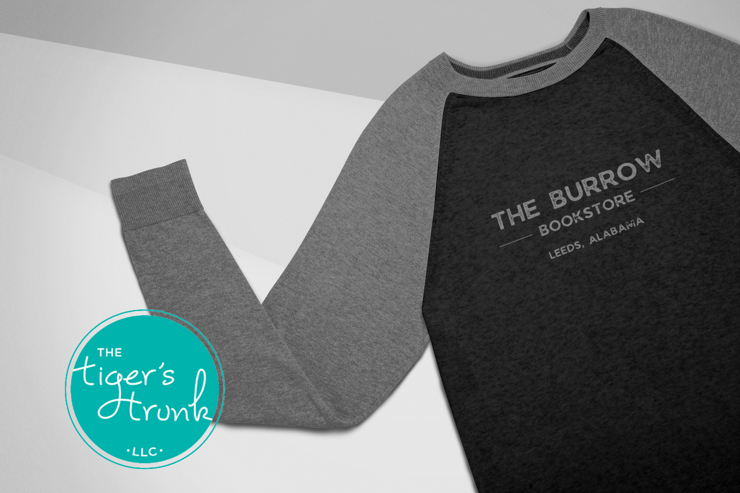WHOLESALE and EMPLOYEES The Burrow Bookstore Raglan Shirt