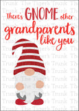 Grandparent's Day Card | There's Gnome Other Grandparents Like You | Instant Download | Printable Card