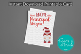 Principal Appreciation Day | There's Gnome Other Principal Like You | Instant Download