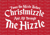 Christmas Card | Twas the Nizzle Before Christmizzle and All Through the Hizzle | Instant Download | Printable Card