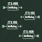 Birthday Shirts | Twin Shirts | It's Her Birthday | It's His Birthday | Short-Sleeve Shirts