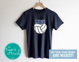 Volleyball Shirt | Mascot Shirt | Short-Sleeve Shirt