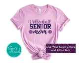 Senior Shirt | Volleyball Shirt | Volleyball Senior Mom | Class of 2024 | Short-Sleeve Shirt