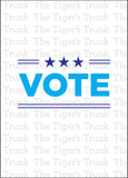 Advocacy Card | Inspirational | VOTE Blue | Instant Download | Printable Card