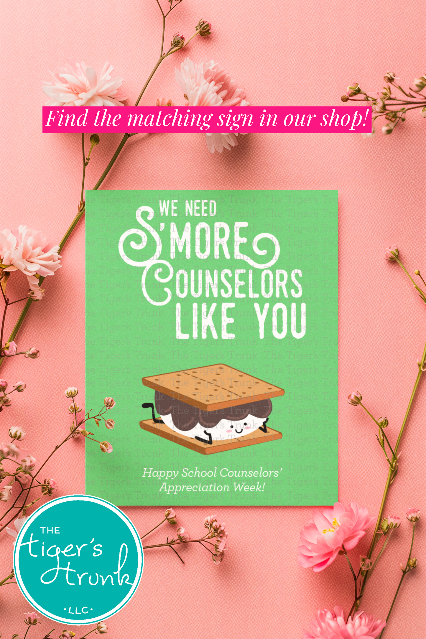 We Need S'More Counselors Like You School Counselor Appreciation Instant Download Printable Card