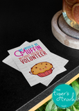 Volunteer Appreciation Week Card | We Would Be Muffin Without You as Our Volunteer | Instant Download | Printable Card