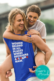 Patriotic Shirt | Independence Day | 4th of July | Women's Rights Shirt | Women Belong in All Places Where Decisions are Being Made | Short-Sleeve Shirt | Muscle Tank Top