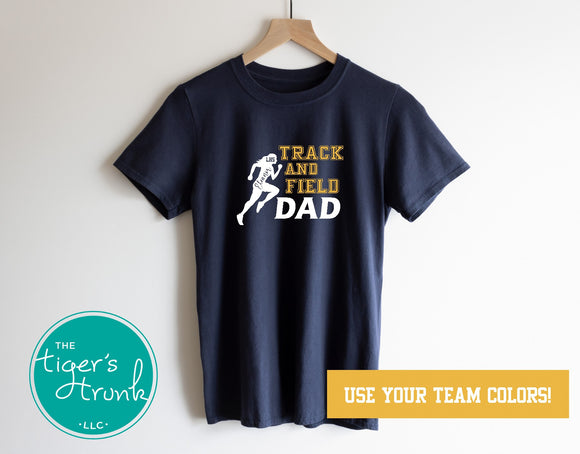Track and Field Shirt | Women's Track and Field Dad | Short-Sleeve Shirt