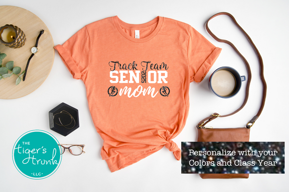 Women's Track Shirt | Cross Country Shirt | Track Team Senior Mom | Class of 2054 | Short-Sleeve Shirt