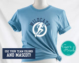 Women's Track and Field Shirt | Cross Country Shirt | Mascot Shirt | Short-Sleeve Shirt