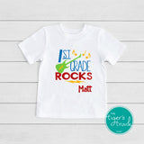 1st Grade Rocks Back to School shirt