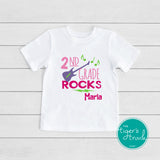 2nd Grade Rocks Back to School shirt