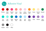 Adhesive Vinyl Decal | Monogram Sticker