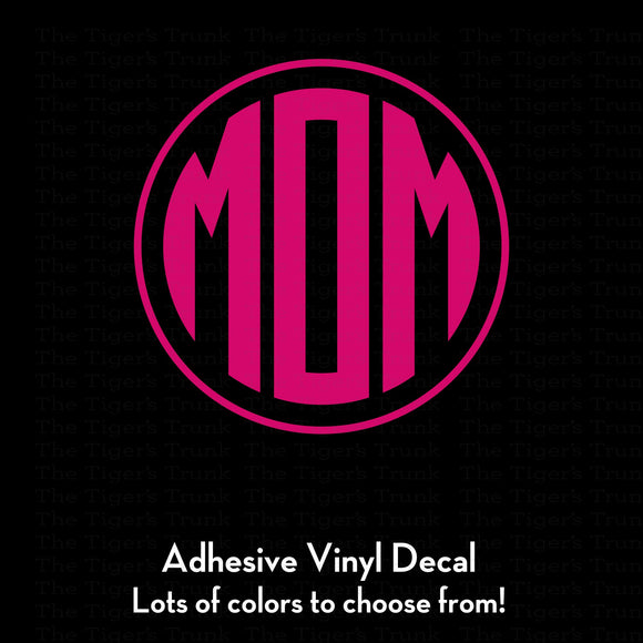 MOM Adhesive Vinyl Decal