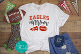 Football and Cheer Mom Mascot shirt
