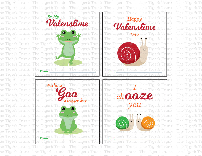 Be My Valenslime | Instant Download | Printable Valentine Tags – The ...