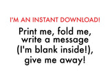 Valentines Day Card | Adult Theme | I'd Hit That | Instant Download | Printable Card