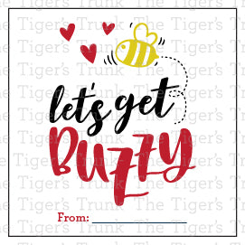 Valentine’s tags with a honey bee theme and the message "Bee Mine," perfect for treat bags and party favors.