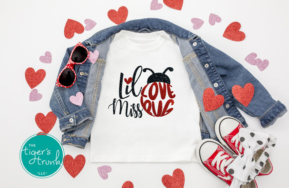 Lil Miss Love Bug Valentine shirt