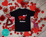 Monster Truck Valentine's Shirt
