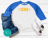 Pete 2024 raglan shirt