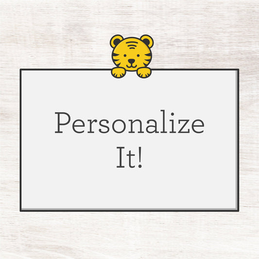 Personalization Add-On for Shirts, HTV Decals, and BagsPersonalization Add-On for Shirts, HTV Decals, and Bags