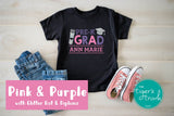 Pre-K Grad shirt - black, pink and purple