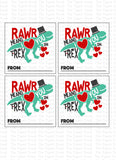 Rawr Means I Love You Dinosaur Printable Valentine Tags