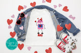 Robot Valentine shirt