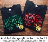 Believe Christmas shirts