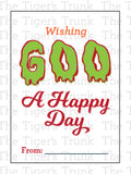 Wishing GOO a Happy Day printable Valentine card