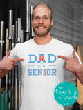 Basketball Shirt | Dad of a Senior | Class of 2024 | Short-Sleeve Shirt