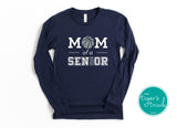 Basketball Shirt | Mom of a Senior | Class of 2024 | Long-Sleeve Shirt
