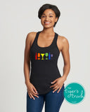 Bottles and Glasses Pride tank top