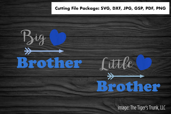 Big Brother | Little Brother | Instant Download | Brothers Cutting Files