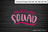 Cutting File Package | Shopping Cutting Files | Black Friday Squad | Instant Download