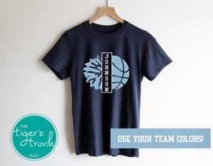 Cheer and Basketball Personalized shirt