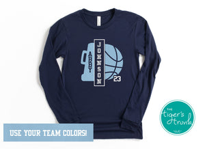 L/S Shooting Shirt - Sunset Basketball Box Logo | teamunis